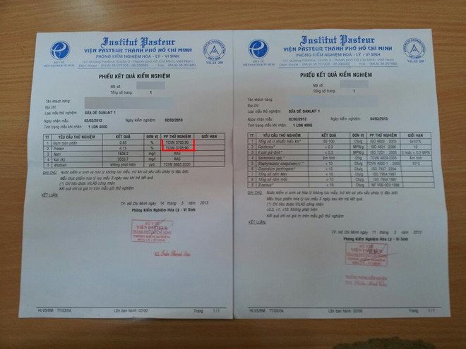 Vụ sữa Danlait: Công ty Mạnh Cầm phải đính chính ảnh 1 Vụ sữa Danlait: Công ty Mạnh Cầm phải đính chính ảnh 1