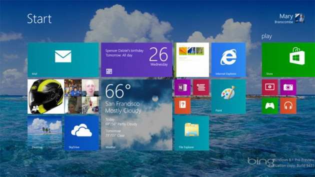 Microsoft đem tới nhiều bất ngờ với Windows 8.1 ảnh 1 Microsoft đem tới nhiều bất ngờ với Windows 8.1 ảnh 1