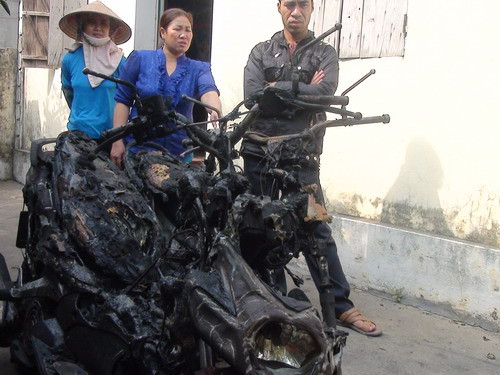 Lại thêm 3 chiếc xe máy Honda bốc cháy khó hiểu ảnh 1