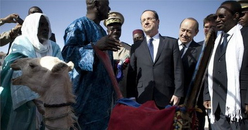 Gia đình Mali ăn con lạc đà tặng Tổng thống Pháp ảnh 1