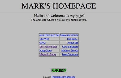Tìm thấy trang web đầu tiên của Mark Zuckerberg ảnh 1