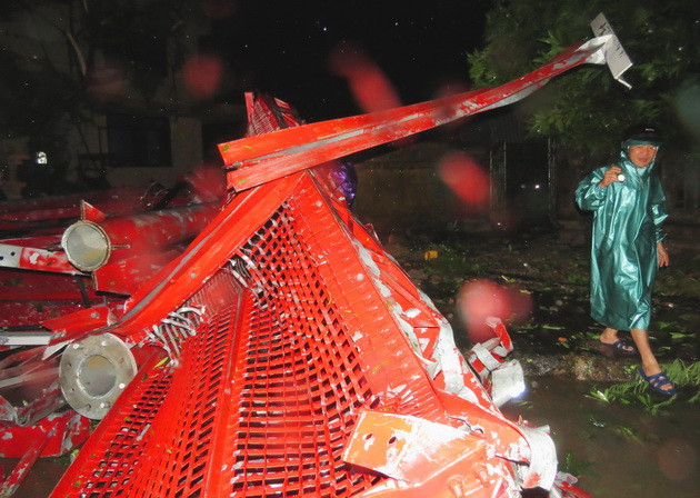 Đổ cột thu phát sóng Đài tiếng nói VN tại Quảng Bình ảnh 1