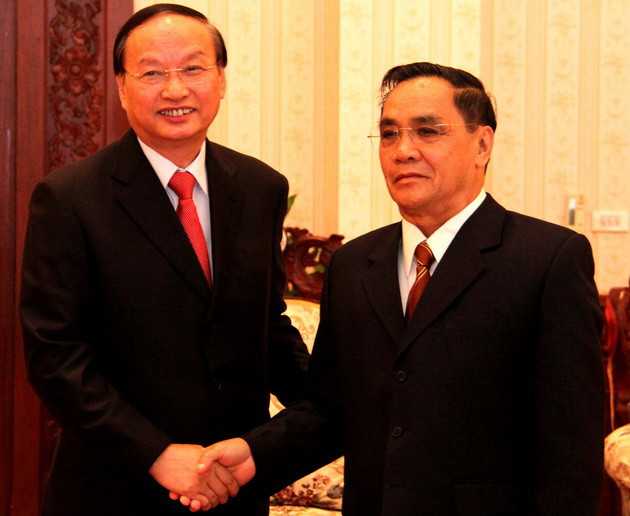 Thủ tướng Lào tiếp đoàn Ban Tổ chức Trung ương ảnh 1