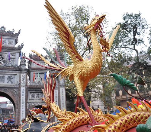 Hàng ngàn người dự Lễ rước Pháo làng Đồng Kỵ ảnh 3