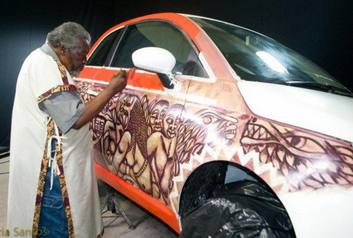 Lộ diện mẫu xe nghệ thuật Fiat 500 Italian Woman ảnh 1