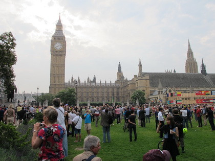 Đồng hồ Big Ben đổ chuông mừng Olympic London ảnh 3