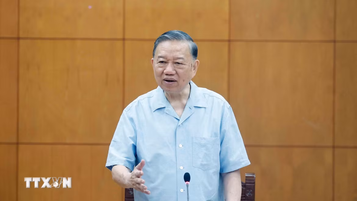 Tổng Bí thư, Chủ tịch nước Tô Lâm phát biểu. (Ảnh: Thống Nhất/TTXVN)