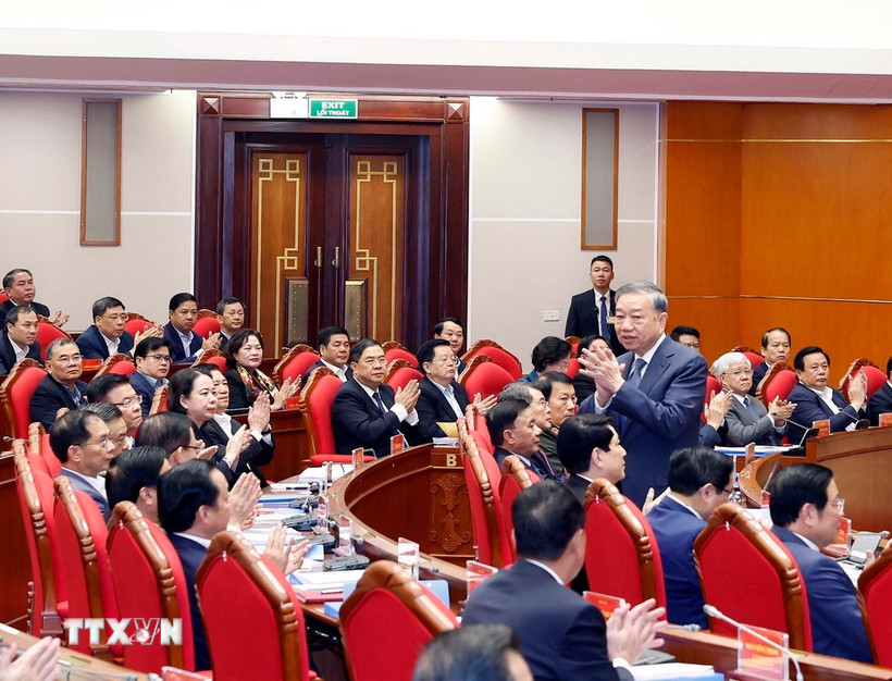 Tổng Bí thư Tô Lâm, Trưởng Ban Chỉ đạo Trung ương về phòng chống tham nhũng, lãng phí, tiêu cực chủ trì hội nghị . (Nguồn: TTXVN)