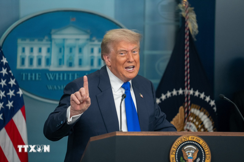 Tổng thống Mỹ Donald Trump. (Ảnh: THX/TTXVN)
