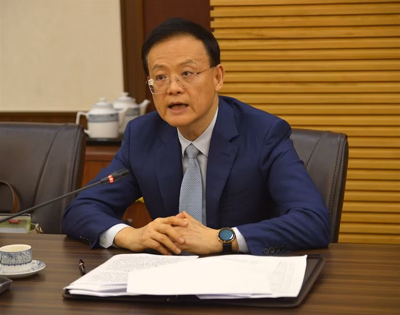 Ông Ngụy Nhiên, Chủ nhiệm Sở Ngoại vụ, Hội trưởng Hội hữu nghị đối ngoại nhân dân Khu tự trị dân tộc Choang Quảng Tây, Trung Quốc. (Nguồn: Bảo tàng Hồ Chí Minh)
