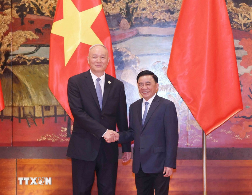 Cuộc gặp đại diện hai Bộ Chính trị Việt Nam-Trung Quốc lần thứ 7. (Ảnh: Phương Hoa/TTXVN)