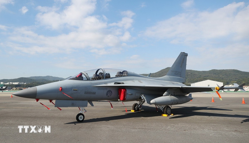 (Tư liệu) Máy bay chiến đấu FA-50. (Ảnh: Yonhap/TTXVN)