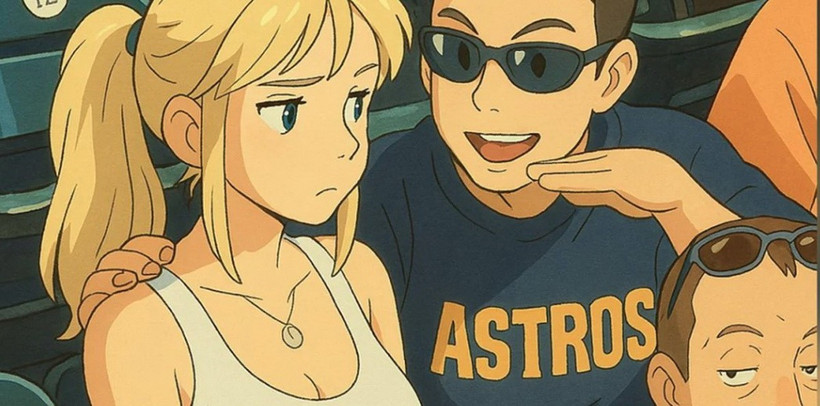 Tạo hình ảnh theo phong cách Ghibli bằng AI của một tài khoản mạng X. (Nguồn: CNN)