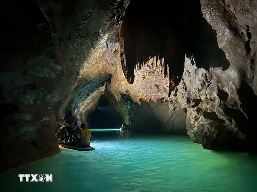 Hang động trong Vườn Quốc gia Phong Nha-Kẻ Bàng. (Ảnh: TTXVN phát)