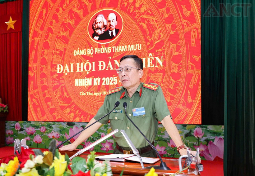 Đại tá Vũ Thành Thức được phân công phụ trách Công an thành phố Cần Thơ. (Nguồn: Báo Cần Thơ)