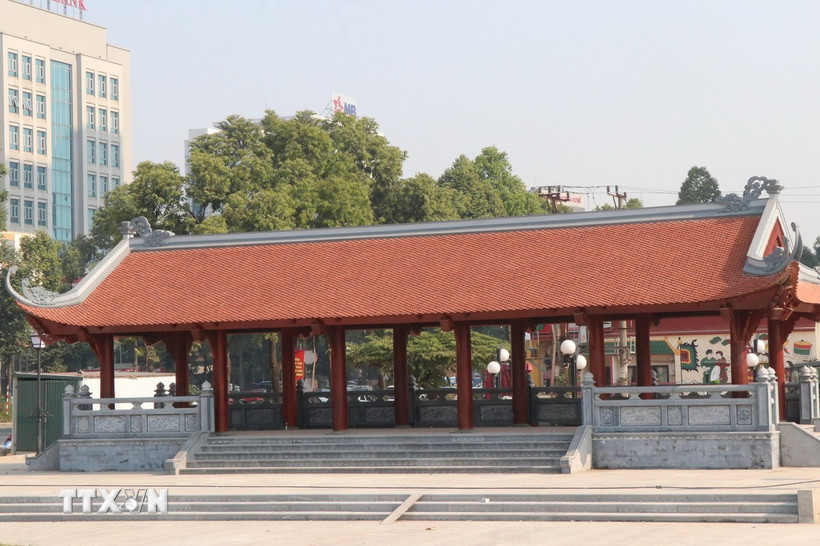 Khu nhà phụ trợ đã được hoàn thành. (Ảnh: Thanh Thương/TTXVN)