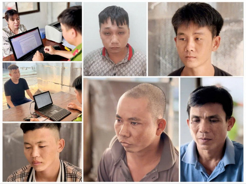 Các đối tượng bị khởi tố. (Nguồn: Cơ quan Công an)