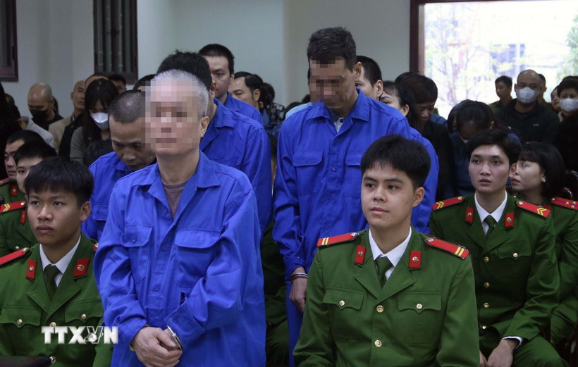 Bị cáo Bùi Quốc Tuấn tại phiên tòa. (Ảnh: Thu Hoài/TTXVN)