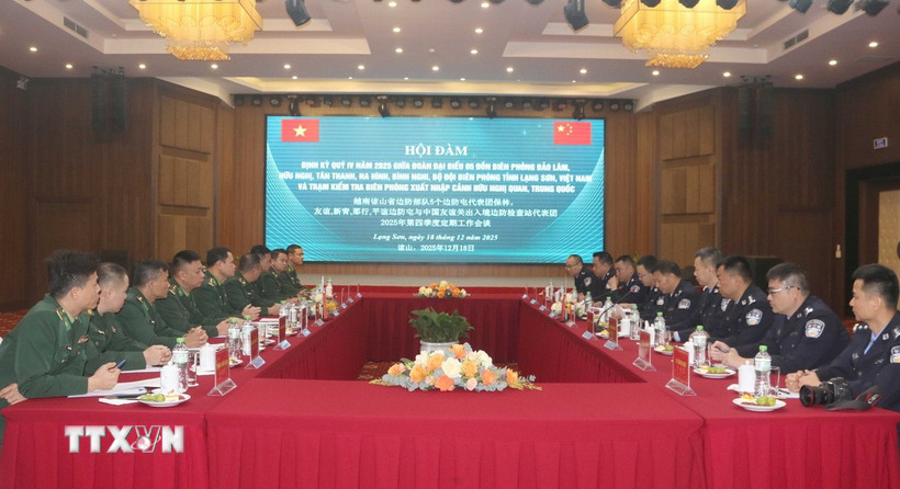 Quang cảnh Hội đàm. (Ảnh: Quang Duy/TTXVN)