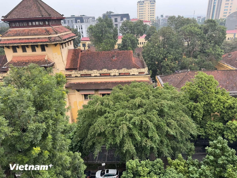 Không khí Hà Nội tiếp tục ở mức không tốt với nhóm nhạy cảm. (Nguồn: Vietnam+)