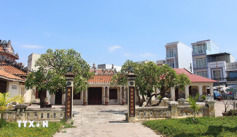 Quang cảnh đình làng Đức Thắng, phường Phan Thiết, tỉnh Lâm Đồng nơi thờ các bậc tiền hiền có công lập đất. (Ảnh: Hồng Hiếu/TTXVN)