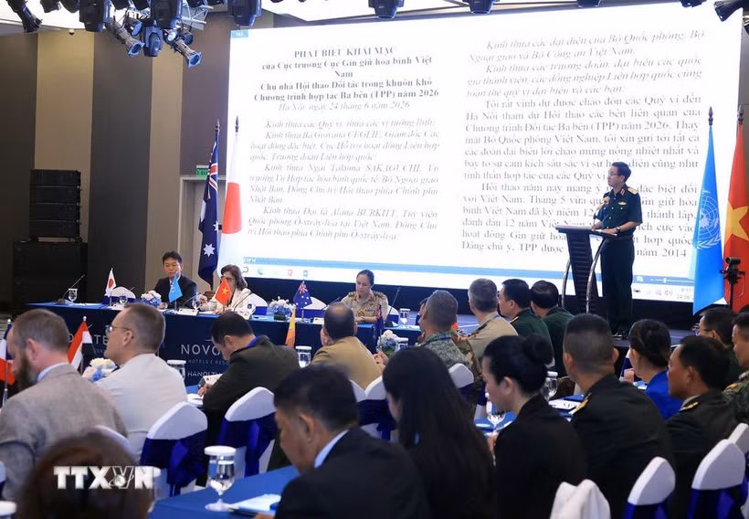 Quang cảnh hội thảo. (Ảnh: Tuấn Anh/TTXVN)