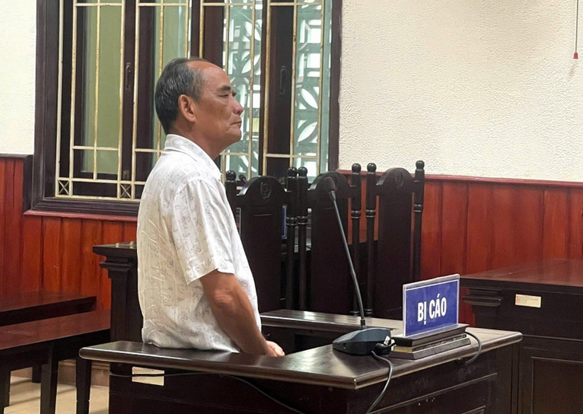 Bị cáo Nguyễn Đình Kim tại phiên xét xử. (Nguồn: Cơ quan Công an)