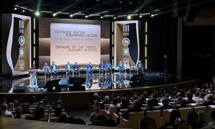 Diễn đàn quốc tế lần thứ 4 về xây dựng và kiến trúc đô thị “Kazanysh” với chủ đề “Thống nhất của đa dạng.” (Ảnh: TTXVN phát)