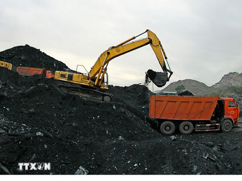 Khai thác than. (Nguồn: TTXVN)