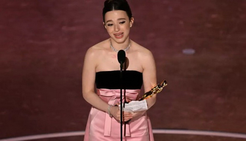 Mikey Madison tỏa sáng với giải Nữ diễn viên chính xuất sắc nhất tại Giải Oscar 2025. (Nguồn: AFP)