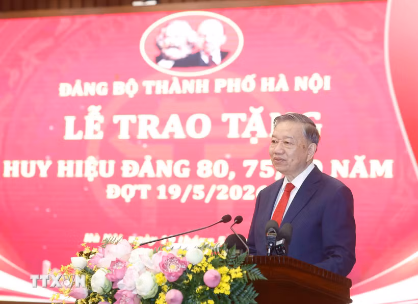 Tổng Bí thư, Chủ tịch nước Tô Lâm phát biểu. (Ảnh: Thống Nhất/TTXVN)