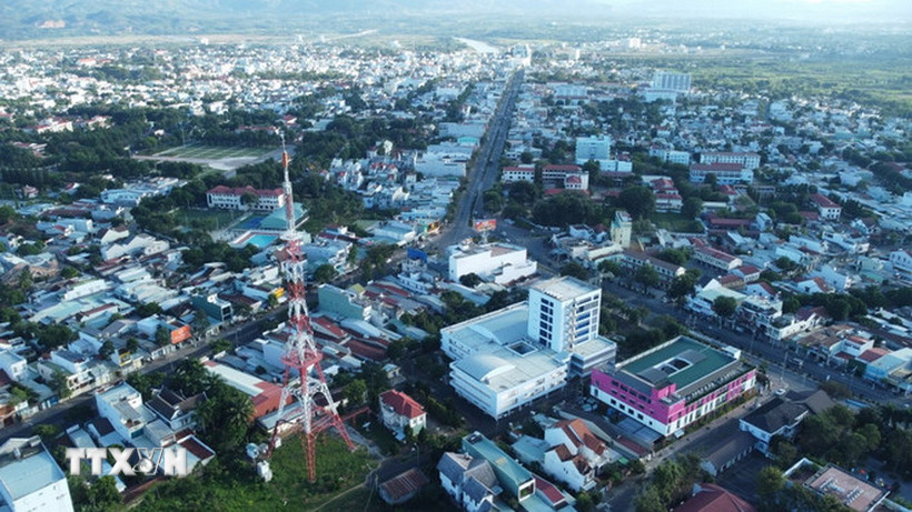 Một góc thành phố Kon Tum - trung tâm chính trị, kinh tế của tỉnh Kon Tum. (Nguồn: TTXVN)