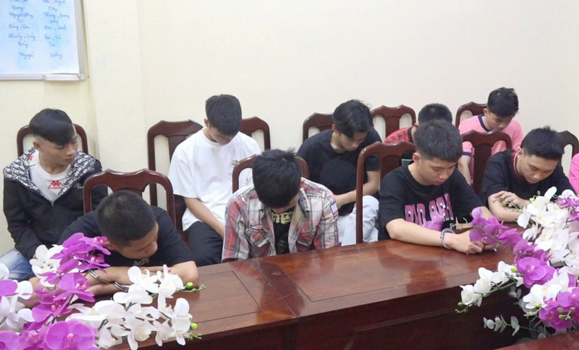 Một số đối tượng trong vụ án. (Nguồn: Cơ quan Công an)