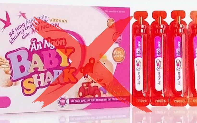 Sản phẩm giả của Công ty Herbitech được xác định là giả. (Nguồn: VTV)