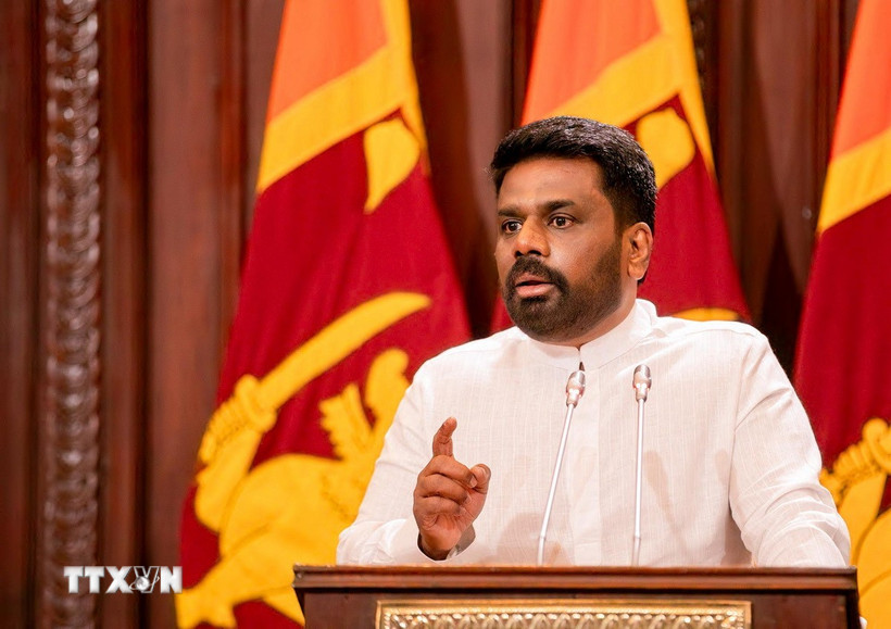 Tổng thống Sri Lanka Anura Kumara Dissanayake. (Ảnh: THX/TTXVN)