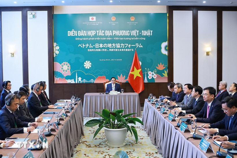 Thủ tướng tiếp lãnh đạo các tỉnh của Nhật Bản dự Diễn đàn hợp tác địa phương Việt-Nhật