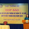 Bà Nguyễn Thị Hương, Cục trưởng Cục Thống kê cho biết trong nửa đầu năm, tình hình thế giới tiếp tục diễn biến phức tạp, khó lường và dự đoán, đặc biệt là chính sách của Hoa Kỳ cũng như phản ứng của các nước. (Ảnh: Vietnam+)