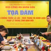 Tọa đàm “Phòng chống thuốc lá lậu - Thực trạng và hành lang pháp lý trong tình hình mới," ngày 22/4 do Báo Công an nhân dân tổ chức. (Ảnh: Vietnam+)