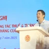 Thứ trưởng Bộ Tài chính Cao Anh Tuấn đánh giá cao những nỗ lực của toàn ngành Thuế. (Ảnh: Vietnam+)