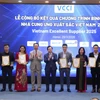Diễn đàn “Nhà cung ứng Việt Nam – Hành trình vươn tới sự xuất sắc” và Lễ công bố kết quả Chương trình bình chọn “Nhà cung ứng xuất sắc Việt Nam năm 2025,” ngày 29/1. (Ảnh: Vietnam+)