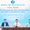 Tọa đàm “Kích cầu tiêu dùng để tăng trưởng kinh tế - Góc nhìn từ ngành đồ uống,” ngày 25/9. (Ảnh: Vietnam+)