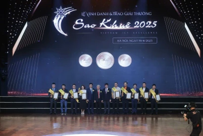 Giải thưởng Sao Khuê tiếp tục quay lại vào mùa giải thứ 24 năm 2026. Ảnh minh hoạ. (Ảnh: Minh Sơn/Vietnam+)