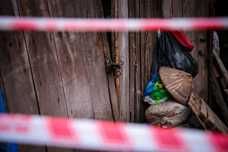 Do đây là khu vực nằm trong diện giải toả nên không nhiều người dân sống. (Ảnh: Minh Sơn/Vietnam+)