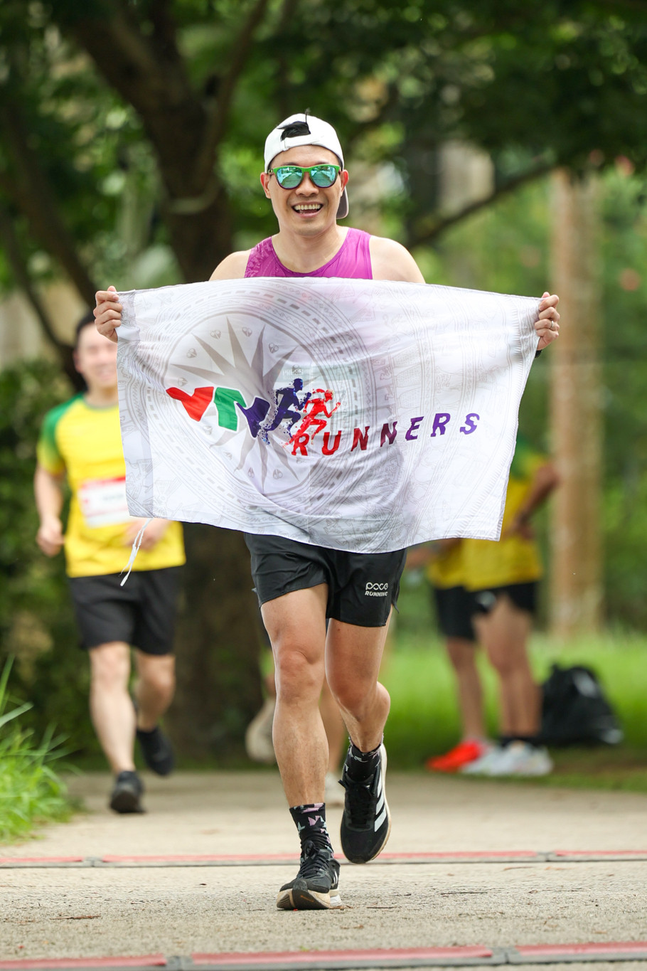 Trải qua 3 mùa giải, Press Marathon đã để lại ấn tượng mạnh mẽ, trở thành điểm hẹn cho runner cộng đồng yêu chạy bộ đến từ các cơ quan báo chí. (Ảnh: Minh Sơn/Vietnam+)