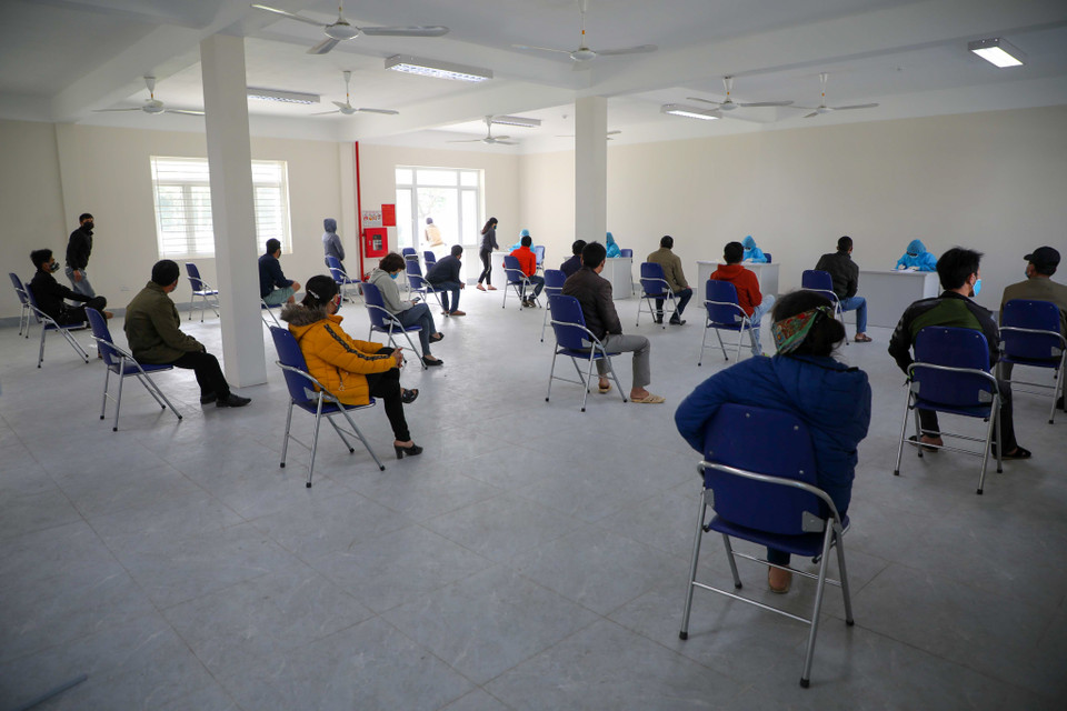 Dự kiến, việc test nhanh sẽ diễn ra trong 3 ngày liên tục. (Ảnh: Tùng Lâm/Vietnam+)