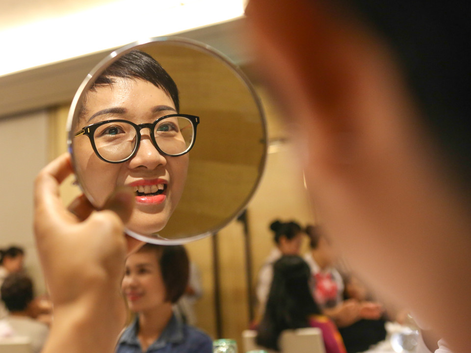 Chị Hương tin rằng, tinh thần là liều thuốc đặc biệt để chiến thắng bệnh tật. 