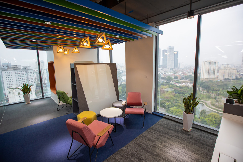 Không gian làm việc lý tưởng cũng chính là mơ ước của rất nhiều người FPT sắp thành hiện thực. (Ảnh: Minh Sơn/Vietnam+)