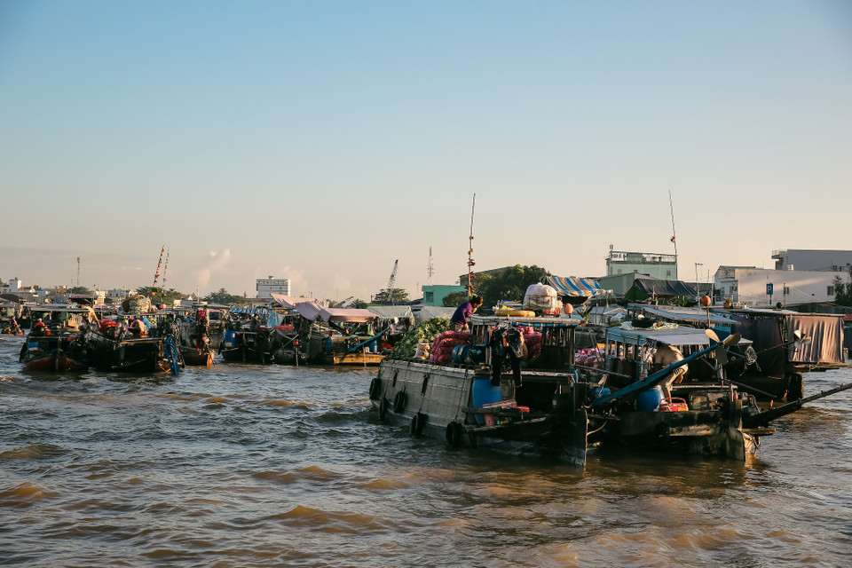 Đây có thể là một trải nghiệm khó quên đối với mỗi du khách khi đến với vùng đất Cần Thơ. (Ảnh: Minh Sơn/Vietnam+)