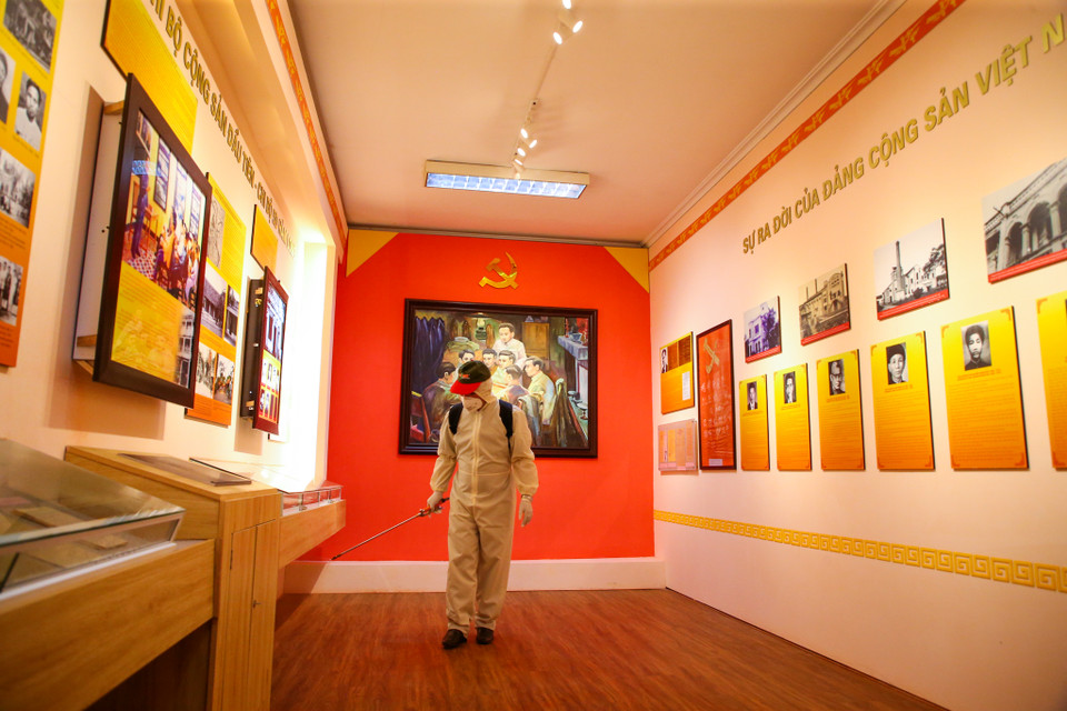 Điểm di tích Nhà số 5D Hàm Long (Hoàn Kiếm, Hà Nội). (Ảnh: Minh Sơn/Vietnam+)