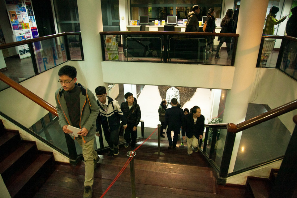 Liên hoan phim 'Clap!’ được chính thức khai mạc tối 17/1 ở Viện Pháp (L'Espace) tại Việt Nam. (Ảnh: Thành Nguyễn/Vietnam+)